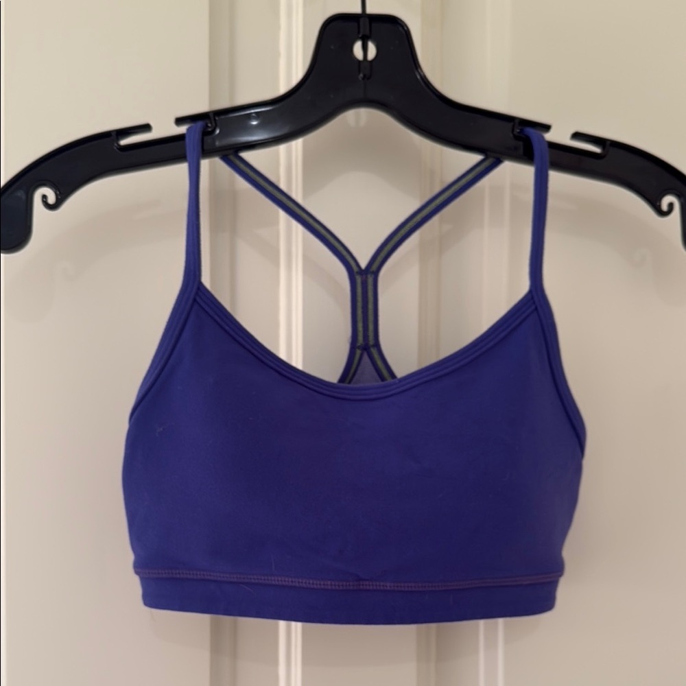 lululemon Women's Purple Flow Y Sports Bra - size 4